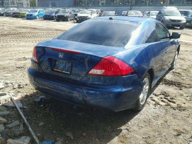 1HGCM72616A014134 - 2006 HONDA ACCORD EX BLUE photo 4