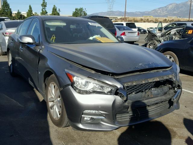 JN1BV7AP9FM337592 - 2015 INFINITI Q50 BASE GRAY photo 1