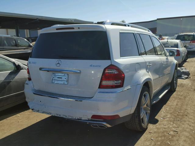 4JGBF8GE9BA658982 - 2011 MERCEDES-BENZ GL 550 4MA WHITE photo 4