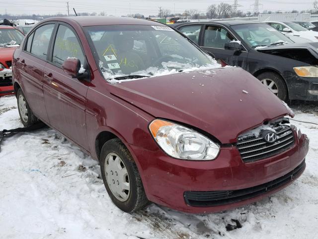 KMHCN4AC8BU587103 - 2011 HYUNDAI ACCENT GLS BURGUNDY photo 1