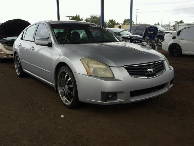 1N4BA41E17C853223 - 2007 NISSAN MAXIMA SE SILVER photo 1