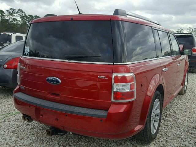 2FMGK5CC9ABA99778 - 2010 FORD FLEX SEL წითელი ფოტო 4