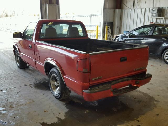 1GCCS1440YK168442 - 2000 CHEVROLET S TRUCK S1 RED photo 3