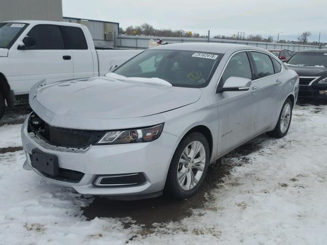 2G1125S33F9288140 - 2015 CHEVROLET IMPALA LT SILVER photo 2