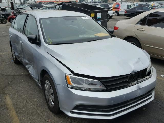 3VW2K7AJXFM340083 - 2015 VOLKSWAGEN JETTA BASE SILVER photo 1