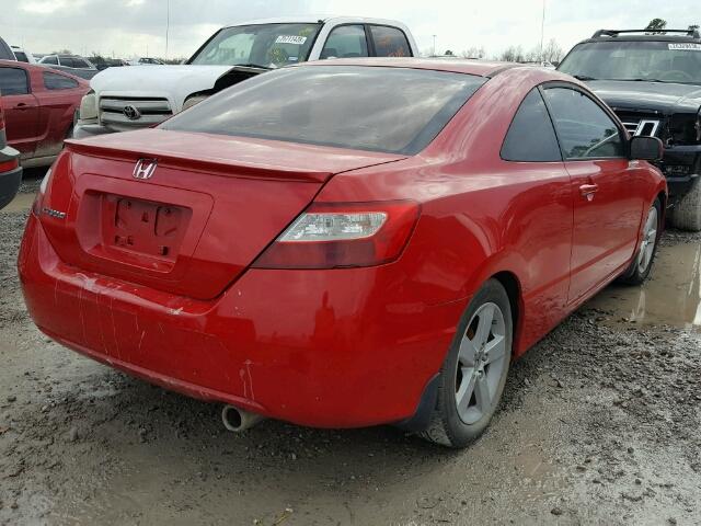 2HGFG12806H579365 - 2006 HONDA CIVIC EX Qırmızı foto 4