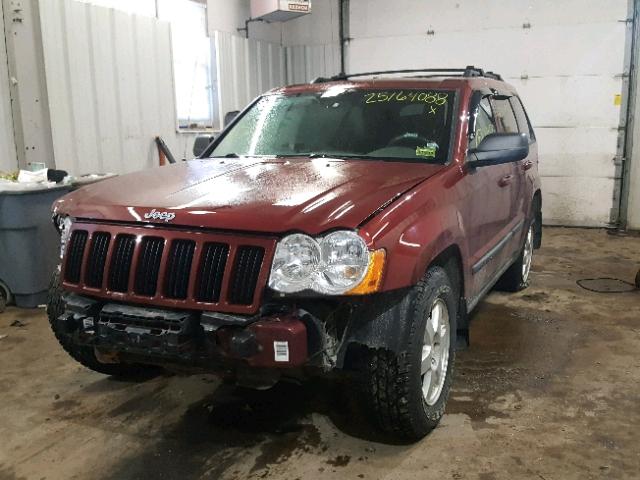 1J8GR48K89C509470 - 2009 JEEP GRAND CHER RED photo 2