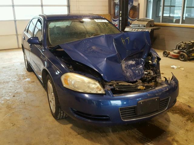 2G1WT58K969220958 - 2006 CHEVROLET IMPALA LT BLUE photo 1