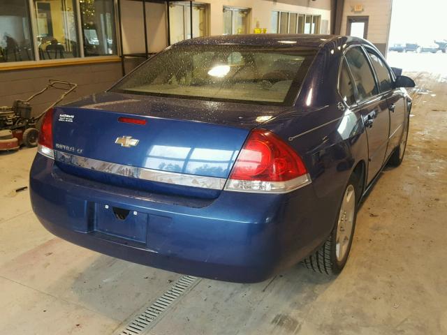 2G1WT58K969220958 - 2006 CHEVROLET IMPALA LT BLUE photo 4