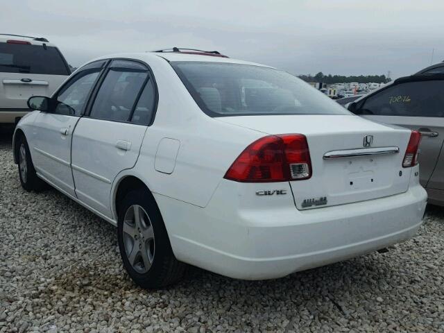 2HGES16593H623370 - 2003 HONDA CIVIC LX WHITE photo 3