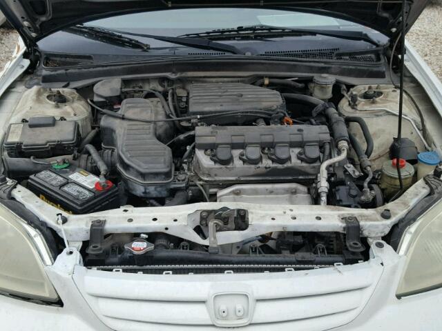 2HGES16593H623370 - 2003 HONDA CIVIC LX WHITE photo 7