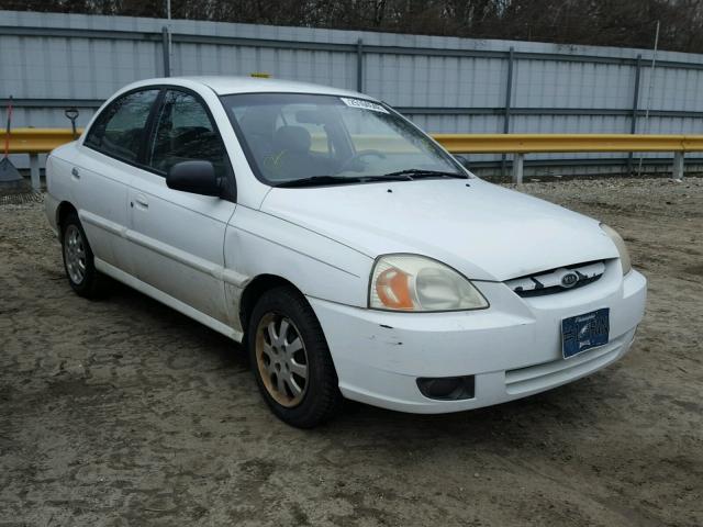 KNADC125736246257 - 2003 KIA RIO WHITE photo 1