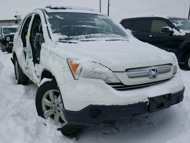 JHLRE38568C036105 - 2008 HONDA CR-V EX WHITE photo 1