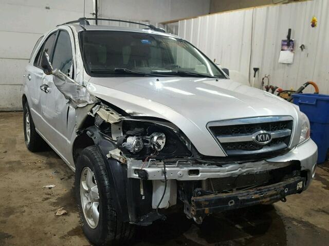 KNDJC735895872843 - 2009 KIA SORENTO LX SILVER photo 1