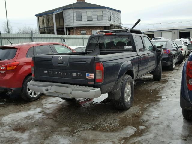 1N6MD29Y43C459400 - 2003 NISSAN FRONTIER C BLACK photo 4