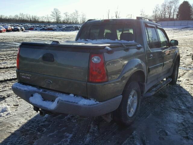 1FMZU77E82UB43937 - 2002 FORD EXPLORER S GREEN photo 4