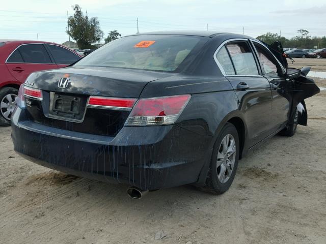 1HGCP2F41CA098485 - 2012 HONDA ACCORD LXP BLACK photo 4