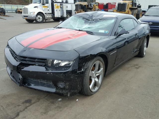 2G1FA1E37F9216144 - 2015 CHEVROLET CAMARO LS BLACK photo 2