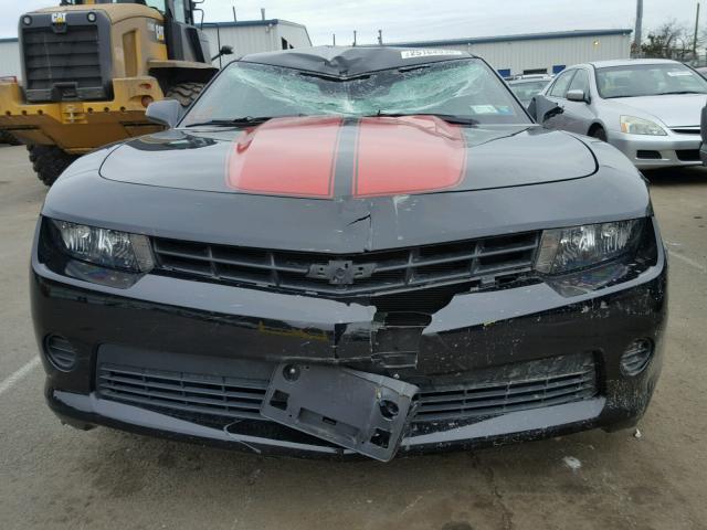 2G1FA1E37F9216144 - 2015 CHEVROLET CAMARO LS BLACK photo 9