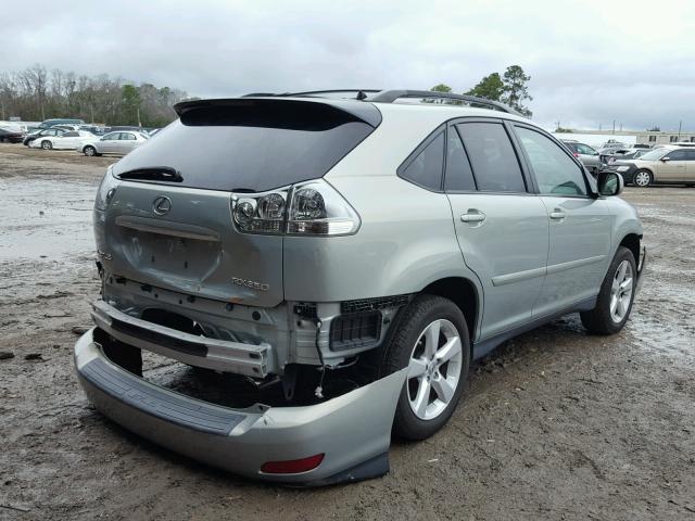 JTJGK31U270003534 - 2007 LEXUS RX 350 SILVER photo 4