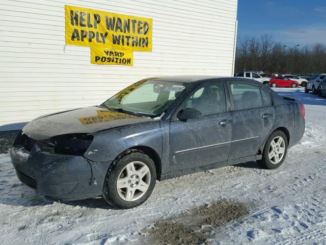 1G1ZT51836F265302 - 2006 CHEVROLET MALIBU LT BLUE photo 2