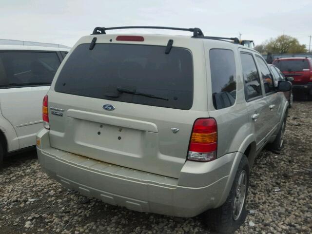 1FMYU94135KE02150 - 2005 FORD ESCAPE LIM GOLD photo 4