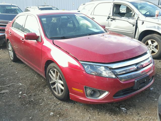 3FAHP0JA3BR218805 - 2011 FORD FUSION SEL RED photo 1