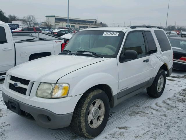 1FMCU70E42UB46785 - 2002 FORD EXPLORER S WHITE photo 2