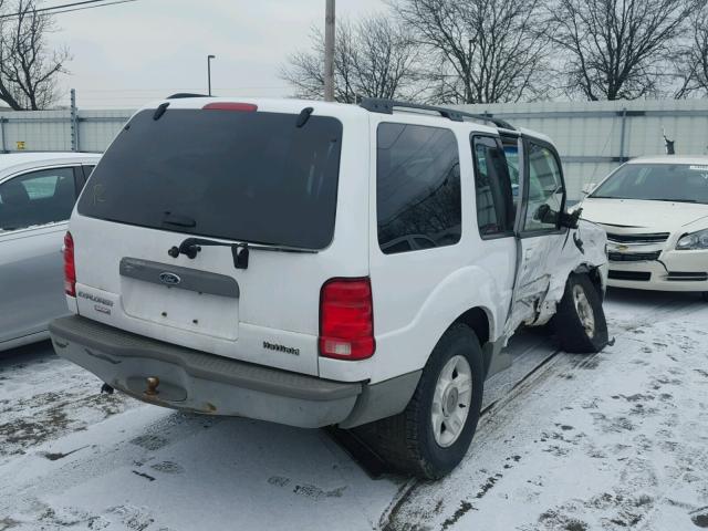 1FMCU70E42UB46785 - 2002 FORD EXPLORER S WHITE photo 4