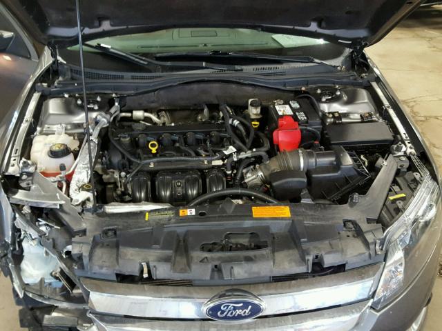 3FAHP0JA9CR203940 - 2012 FORD FUSION SEL GRAY photo 7