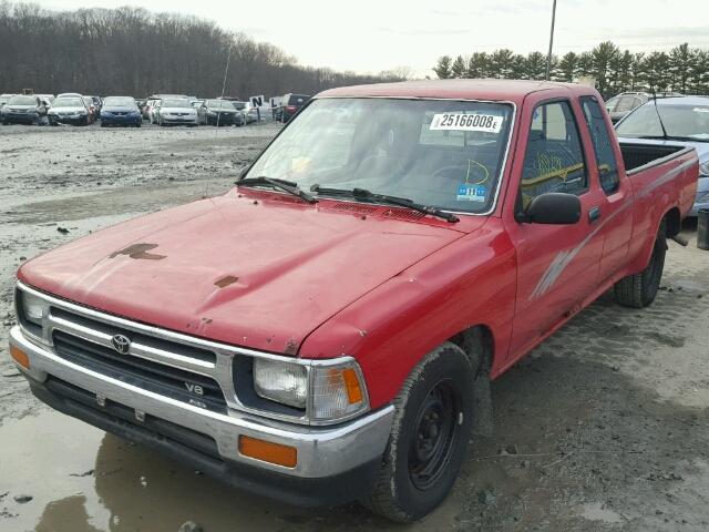 JT4VN93D4P5038676 - 1993 TOYOTA PICKUP 1/2 RED photo 2