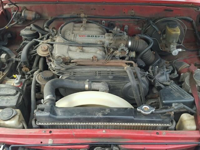 JT4VN93D4P5038676 - 1993 TOYOTA PICKUP 1/2 RED photo 7