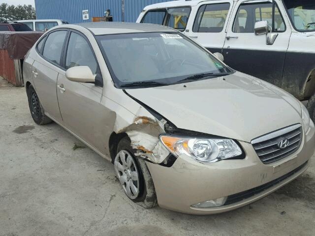 KMHDU46DX8U568537 - 2008 HYUNDAI ELANTRA GL BEIGE photo 1