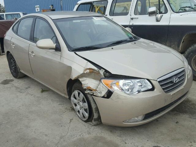 KMHDU46DX8U568537 - 2008 HYUNDAI ELANTRA GL BEIGE photo 9