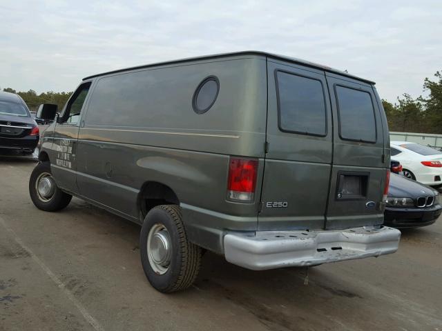 1FTNE24222HA55553 - 2002 FORD ECONOLINE GREEN photo 3