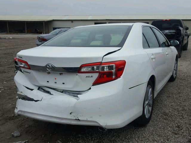 4T4BF1FK6DR277130 - 2013 TOYOTA CAMRY L WHITE photo 4