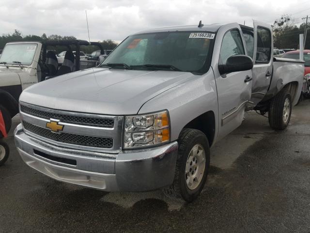 3GCPCSE06CG269095 - 2012 CHEVROLET SILVERADO SILVER photo 2