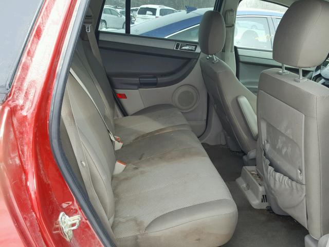 2A4GM48486R643741 - 2006 CHRYSLER PACIFICA RED photo 6