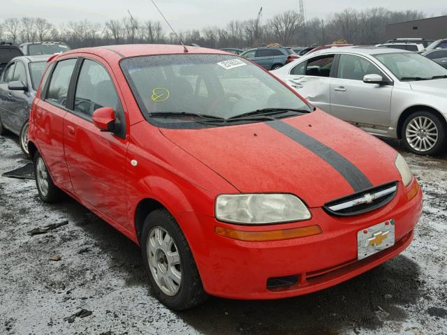 KL1TD626X5B503012 - 2005 CHEVROLET AVEO BASE RED photo 1