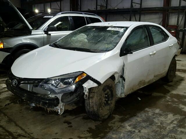 2T1BURHE7EC120621 - 2014 TOYOTA COROLLA L WHITE photo 2