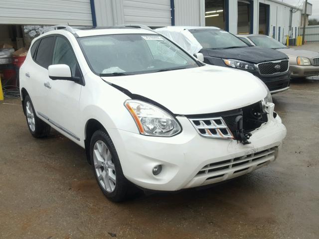 JN8AS5MT0DW533490 - 2013 NISSAN ROGUE S WHITE photo 1