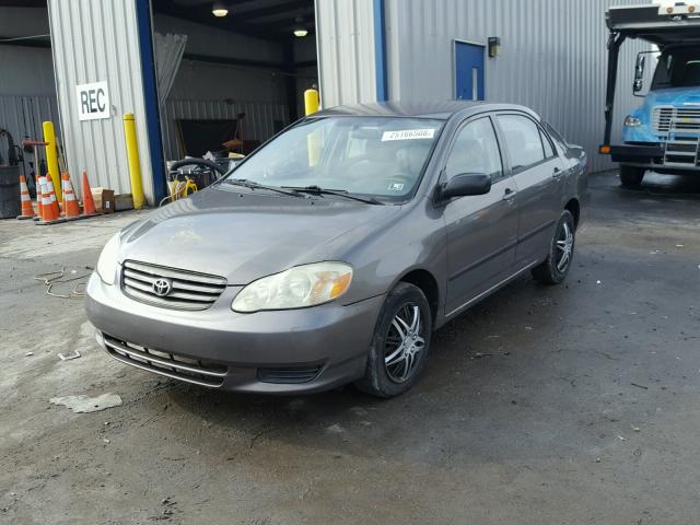 2T1BR32E43C015846 - 2003 TOYOTA COROLLA GRAY photo 2