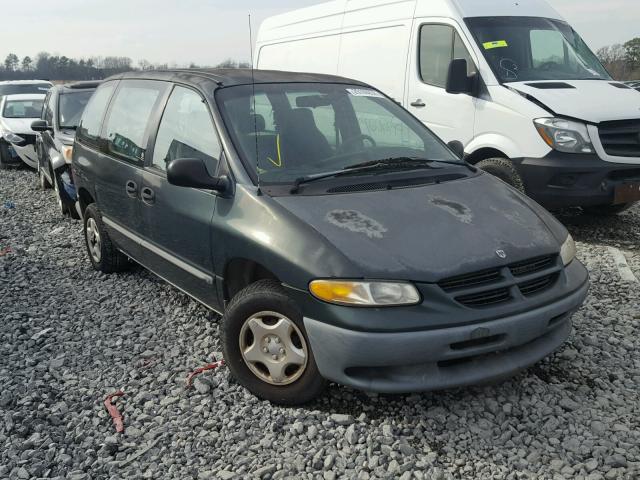 2B4GP253XYR680531 - 2000 DODGE CARAVAN GREEN photo 1