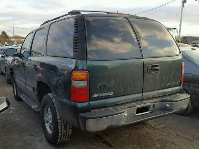 1GNEK13T11J313170 - 2001 CHEVROLET TAHOE K150 GREEN photo 3