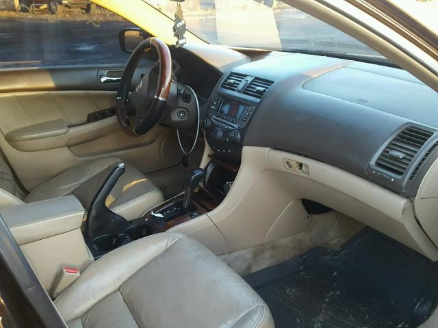 1HGCM66536A066666 - 2006 HONDA ACCORD EX BLACK photo 5