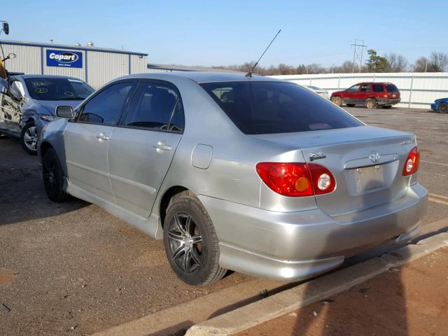 1NXBR32E43Z179838 - 2003 TOYOTA COROLLA CE SILVER photo 3