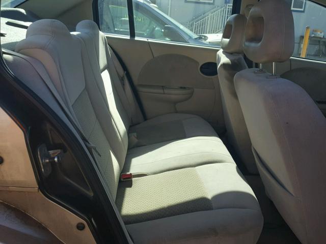 1G8AL58F27Z113594 - 2007 SATURN ION LEVEL GOLD photo 6