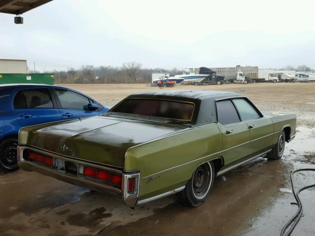 2Y82A872114 - 1972 LINCOLN CONTINENTA GREEN photo 4