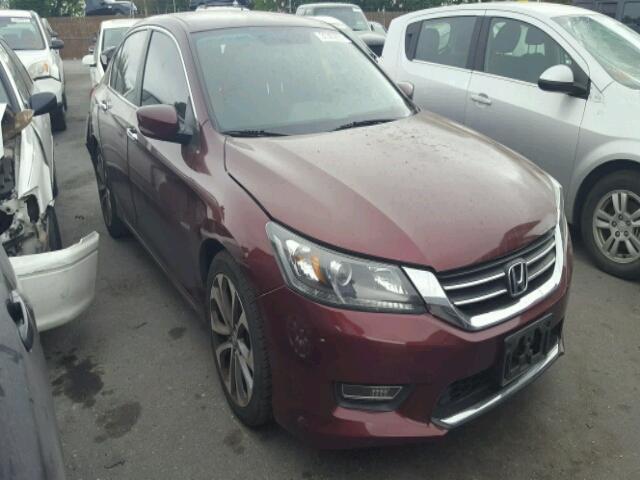 1HGCR2F5XDA086968 - 2013 HONDA ACCORD SPO MAROON photo 1