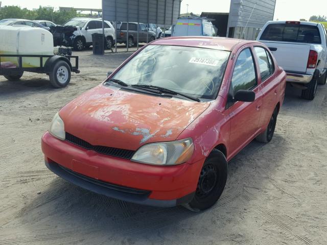 JTDBT1232Y0080085 - 2000 TOYOTA ECHO RED photo 2